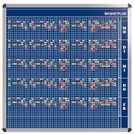 Personal-Raum-Plan, 10 Stunden, 53 Spalten, 103x117 cm, 